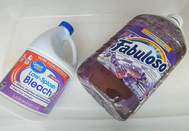 can you mix fabuloso and bleach